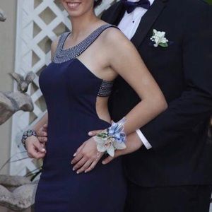 Navy Blue Evening/Prom Dress